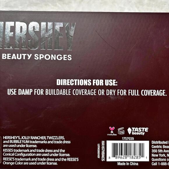 NIP Hershey’s 12-Piece Beauty Makeup Sponges Blenders Wet/ Dry - Picture 7 of 9